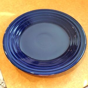 Fiestaware 9" plate in Cobalt Blue